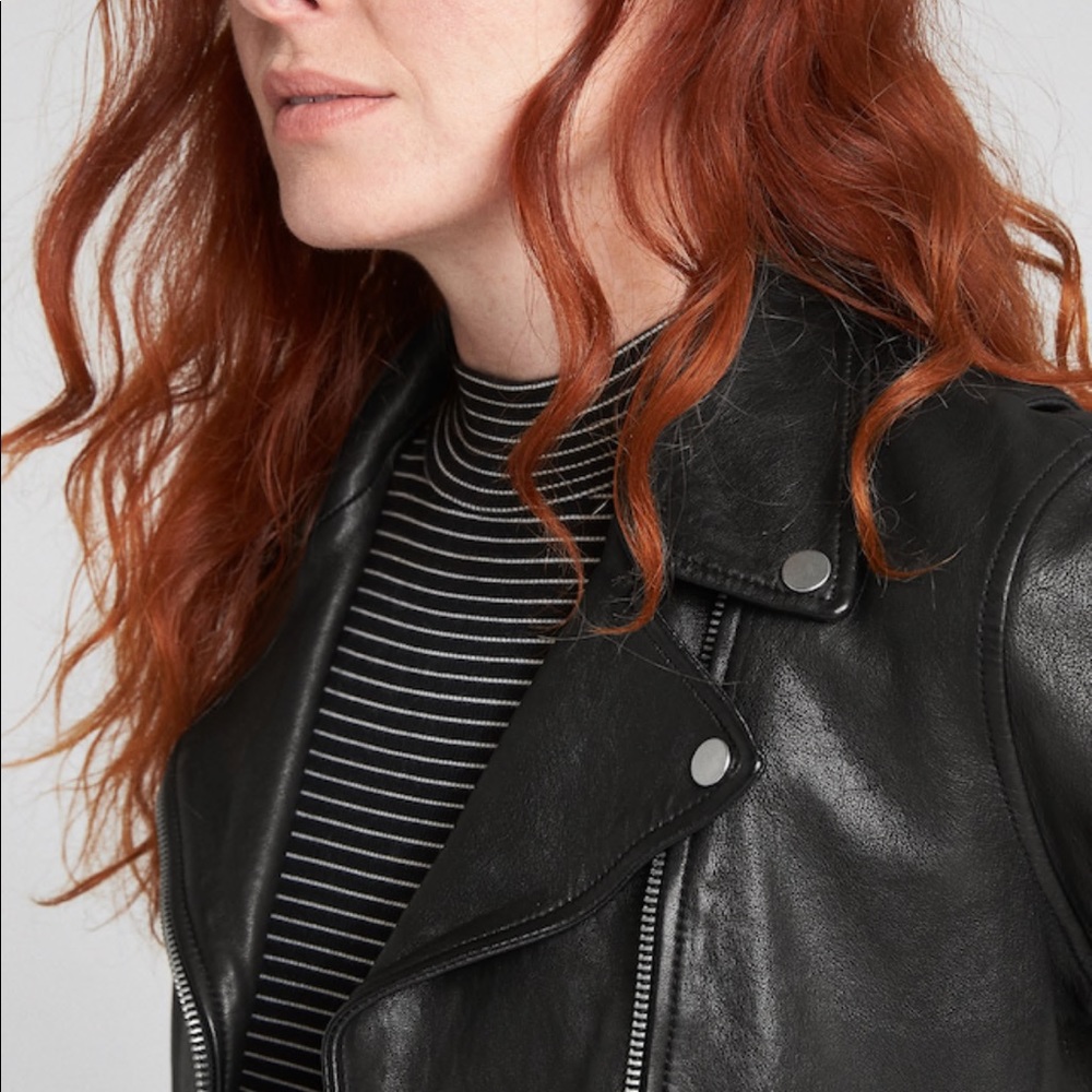 Leather Moto Jacket - Picture 7 of 7